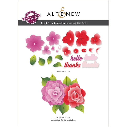 Altenew Craft-a-flower: April Kiss Camellia Layering Die