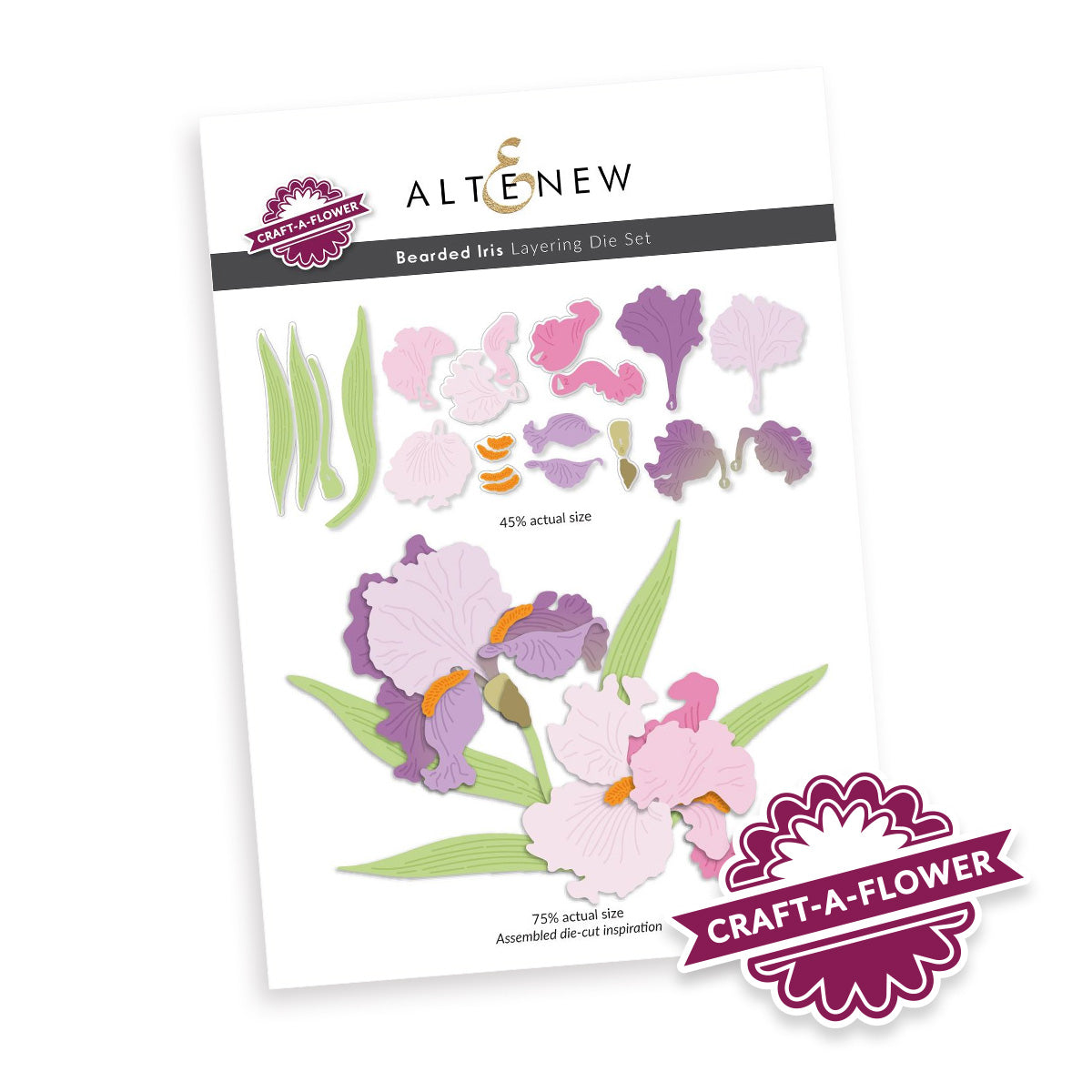 Altenew Craft-a-Flower: Bearded Iris Layering Die Set