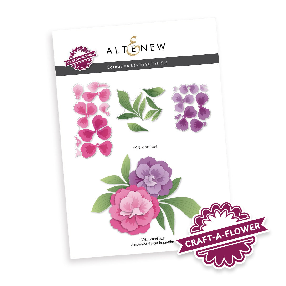 Altenew Craft-a-Flower: Carnation Layering Die Set