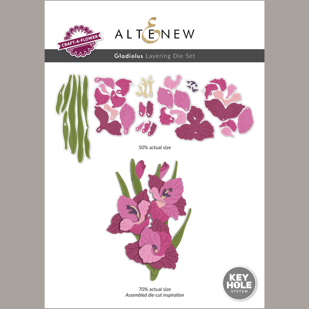 Altenew Craft-A-Flower: Gladiolus Layering Die Set