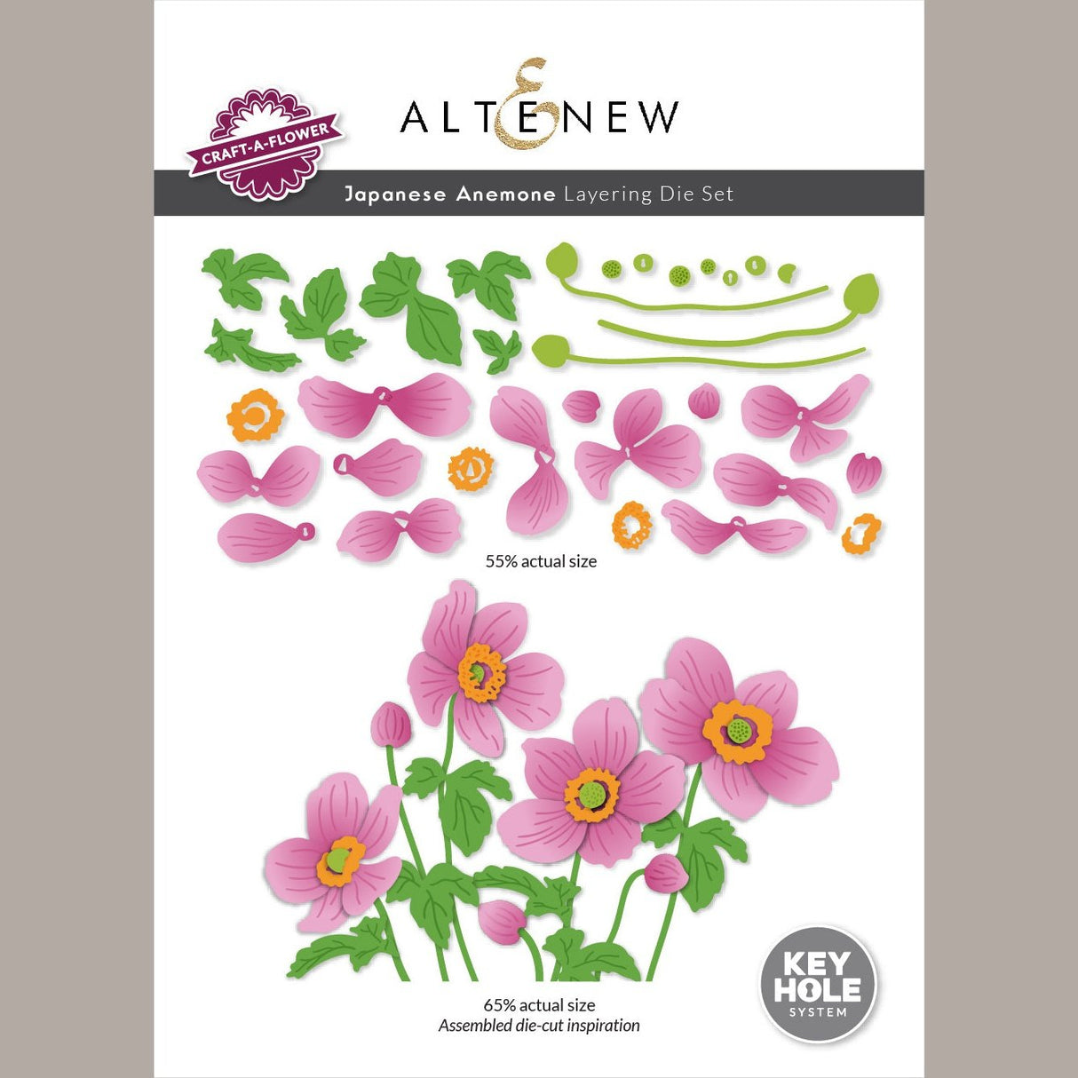 Altenew Craft-a-Flower: Japanese Anemone Layering Die Set