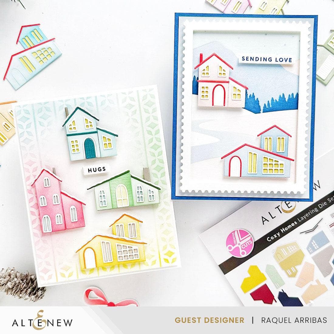 Altenew Creative Cuts: Cozy Homes Layering Die Set