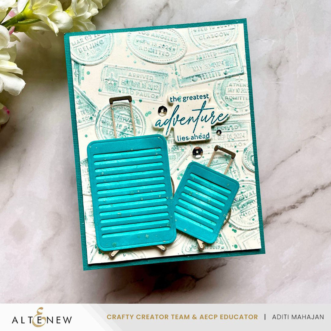 Altenew Creative Cuts: Pack Your Bags Layering Die Set