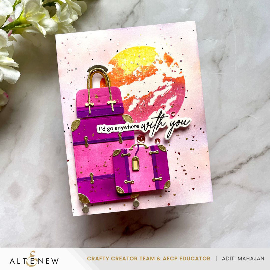 Altenew Creative Cuts: Pack Your Bags Layering Die Set