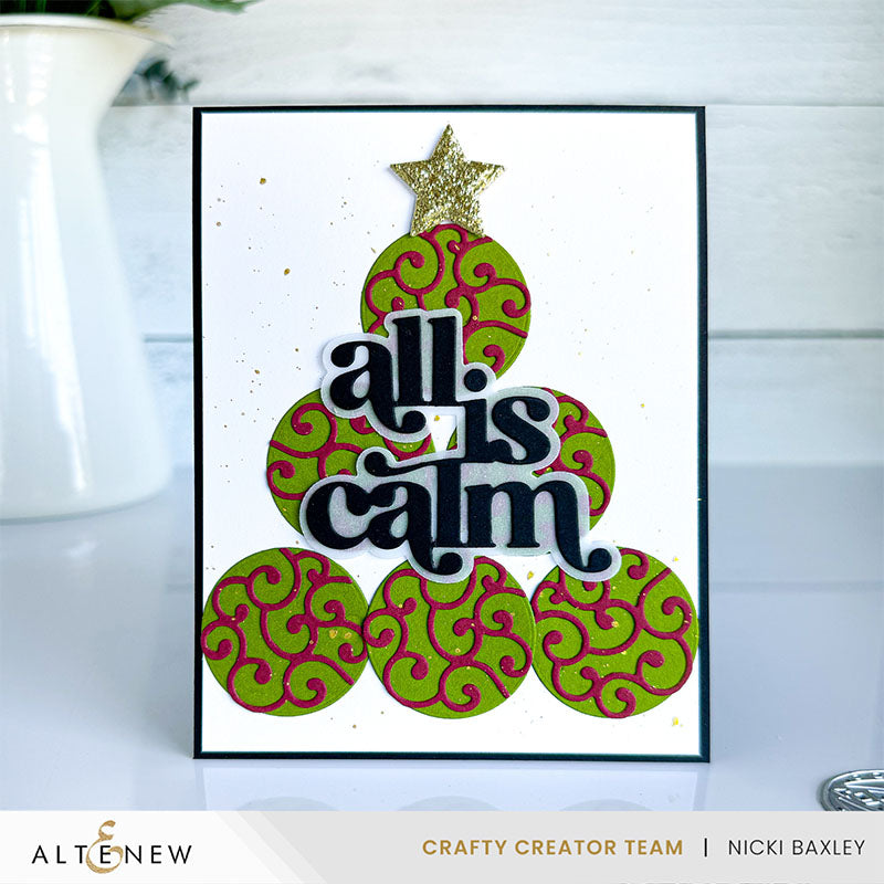 Altenew Festive Ornaments Layering Die Set