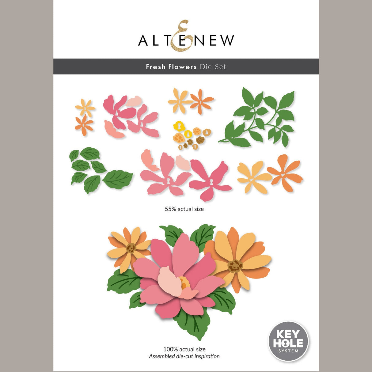 Altenew Fresh Flowers Die Set