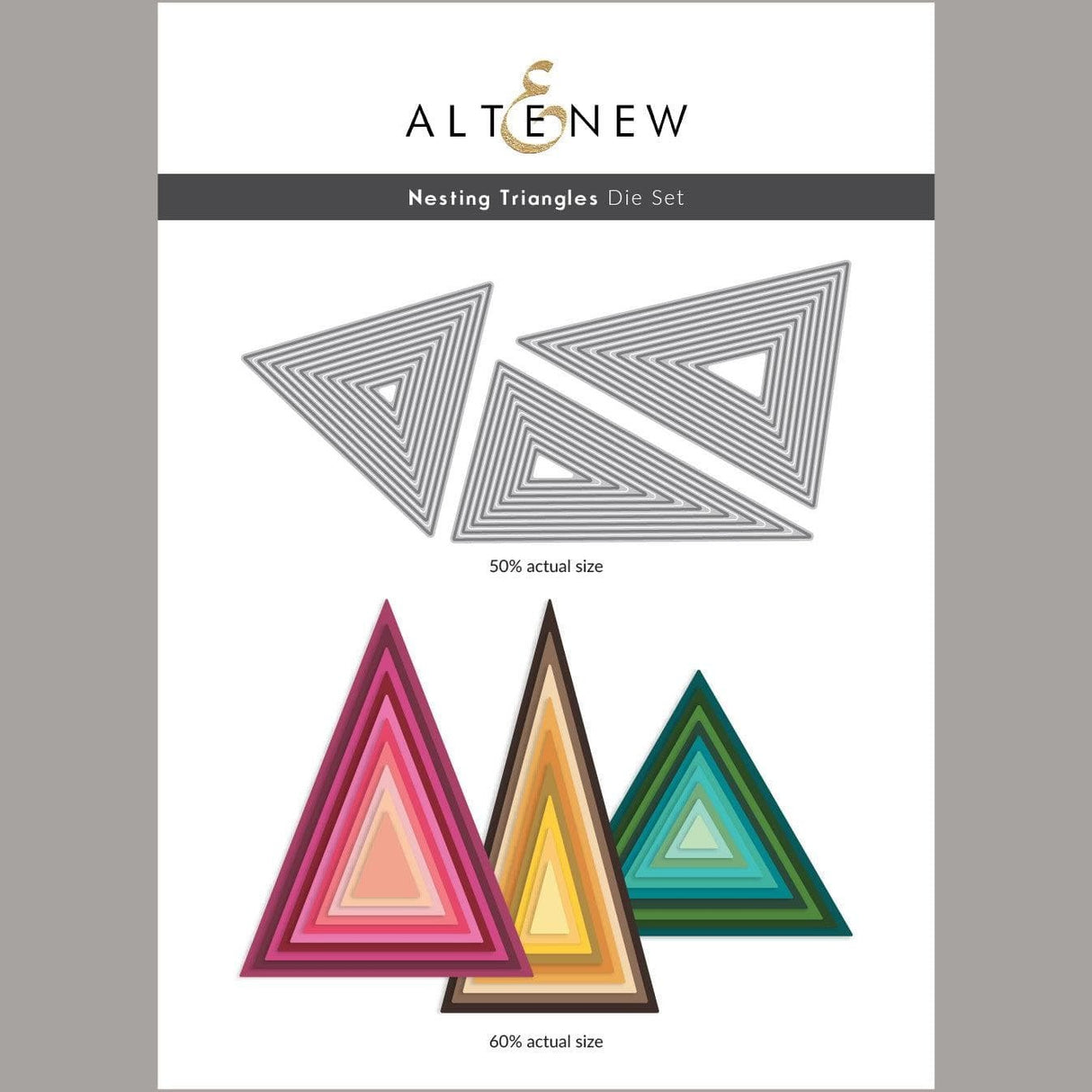 Altenew Nesting Triangles Die Set