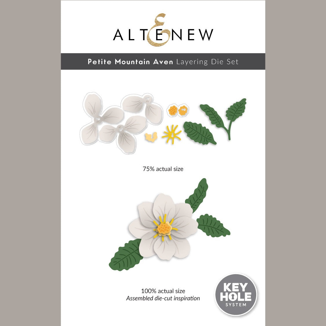 Altenew Petite Mountain Aven Layering Die Set