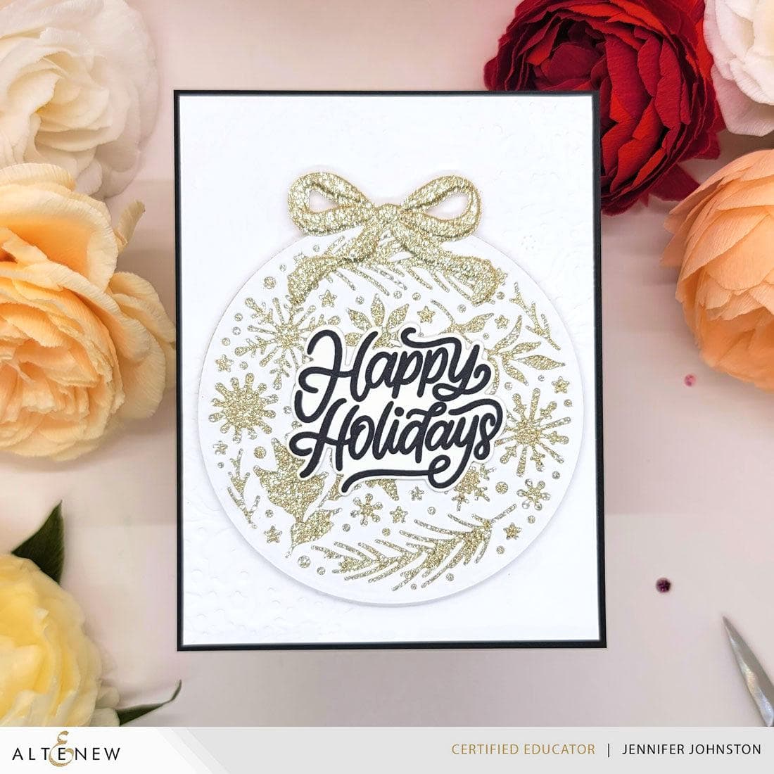 Altenew Zero-Waste: Ornamental Winter Pattern Die