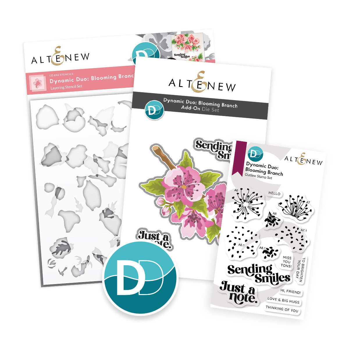 Altenew Dynamic Duo: Blooming Branch & Add-on Die Bundle