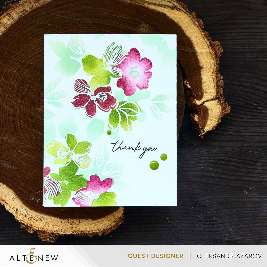 Altenew Dynamic Duo: Playful Watercolor Flowers