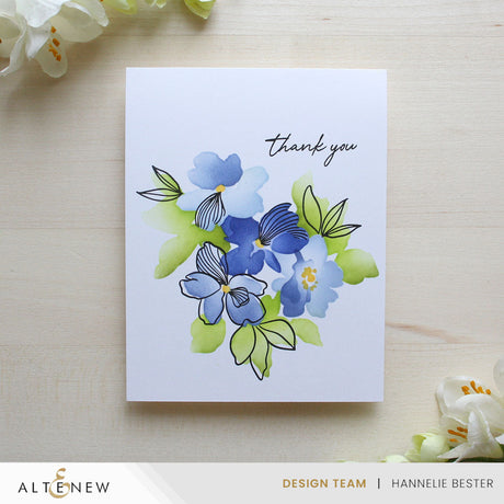 Altenew Dynamic Duo: Playful Watercolor Flowers