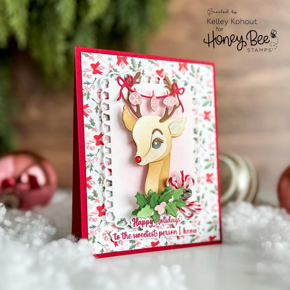 Honey Bee Lovely Layers: Vintage Reindeer - Honey Cuts