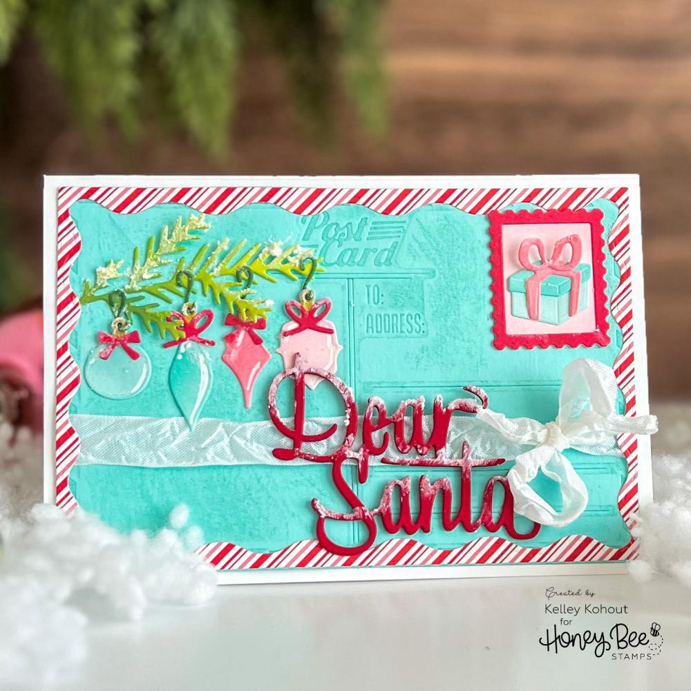 Honey Bee Postcard: Holiday Add-on Honey Cuts