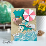 Honey Bee Stamps Beach Break Honey Cut Die and Stencil Bundle