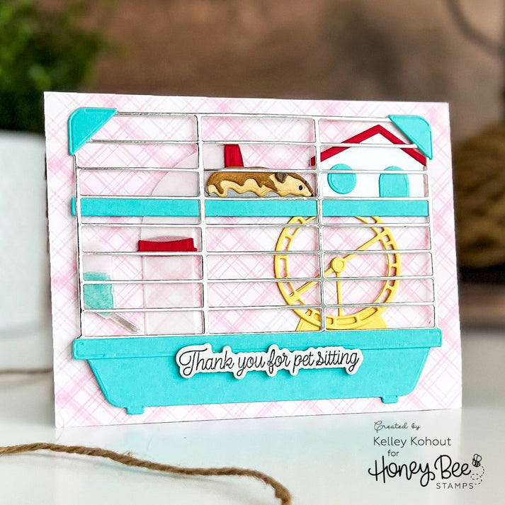 Honey Bee Stamps Lovely Layers: Hamster House - Honey Cuts