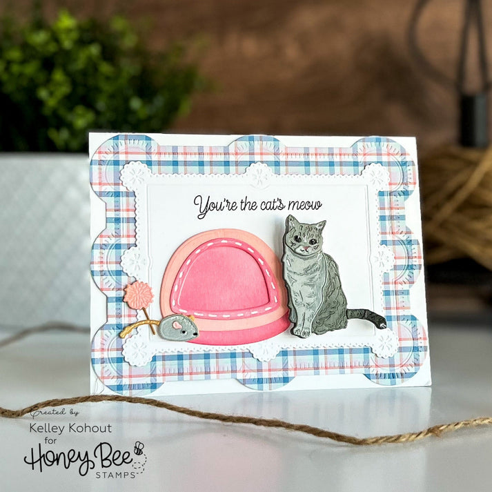 Honey Bee Stamps Lovely Layers: Cat Bed - Honey Cuts