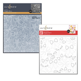 Altenew Elegant Bows Stencil & Embossing Folder Bundle