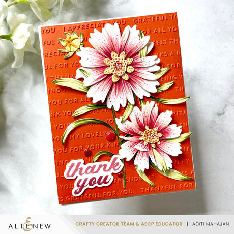 Altenew Ways to Thank You 3D Embossing Folder