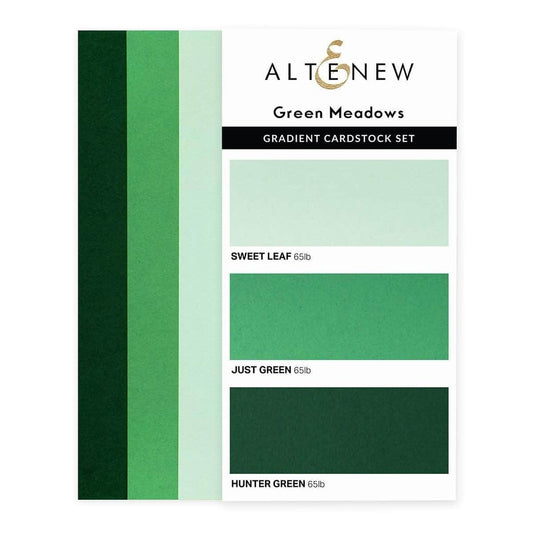 Altenew Gradient Cardstock Set-Green Meadows