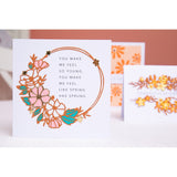 Sizzix Thinlits Die Set 7PK Floral Round by Lisa Jones