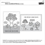 Lawn Fawn Little Woodland Library Stamp, Die & Stencil Bundle