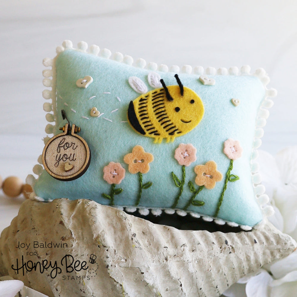 Honey Bee Stamps In Stitches: Buttons - Honey Cuts