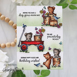 Honey Bee Stamps Dog Gone Amazing 6"x 8" Clear Stamp Set & Coordinating Honey Cuts Bundle