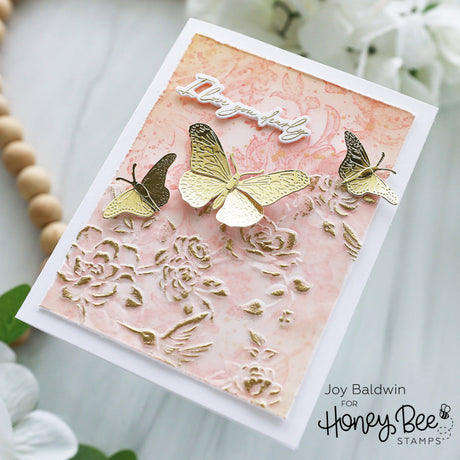 Honey Bee Stamps Chinoiserie - 3D Embossing Folder