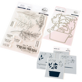 Pinkfresh Studio Herb Garden Stamp, Die & Stencil Bundle