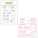 Honey Bee Belated Birthday Stamp & Die Set Bundle