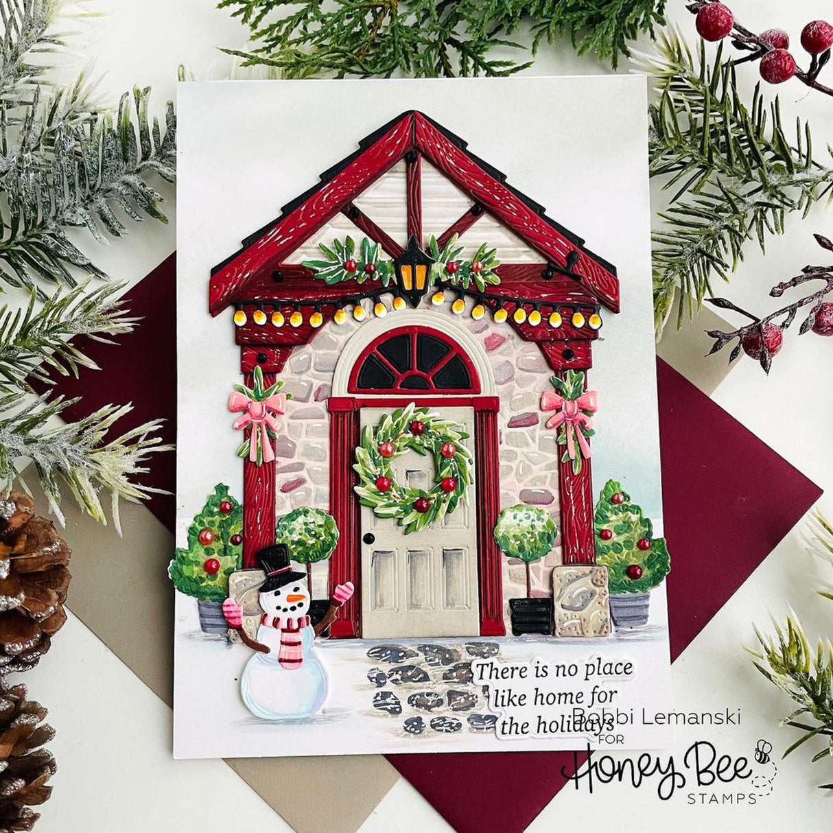 Honey Bee Lovely Layers: Front Porch Holiday Add-On - Honey Cuts