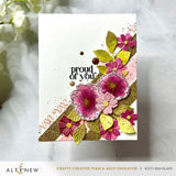 Altenew Mini Delight: A Floral Congrats Stamp & Die Set