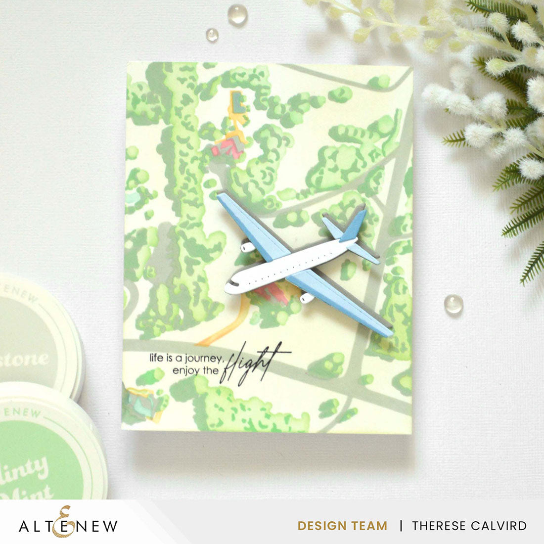Altenew Mini Delight: Enjoy the Flight Stamp & Die Set