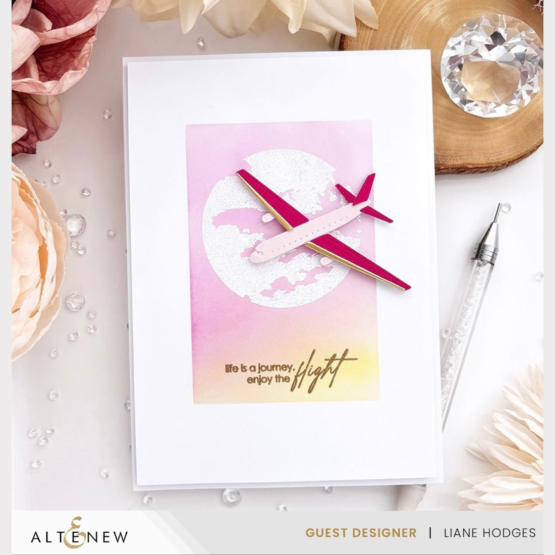 Altenew Mini Delight: Enjoy the Flight Stamp & Die Set