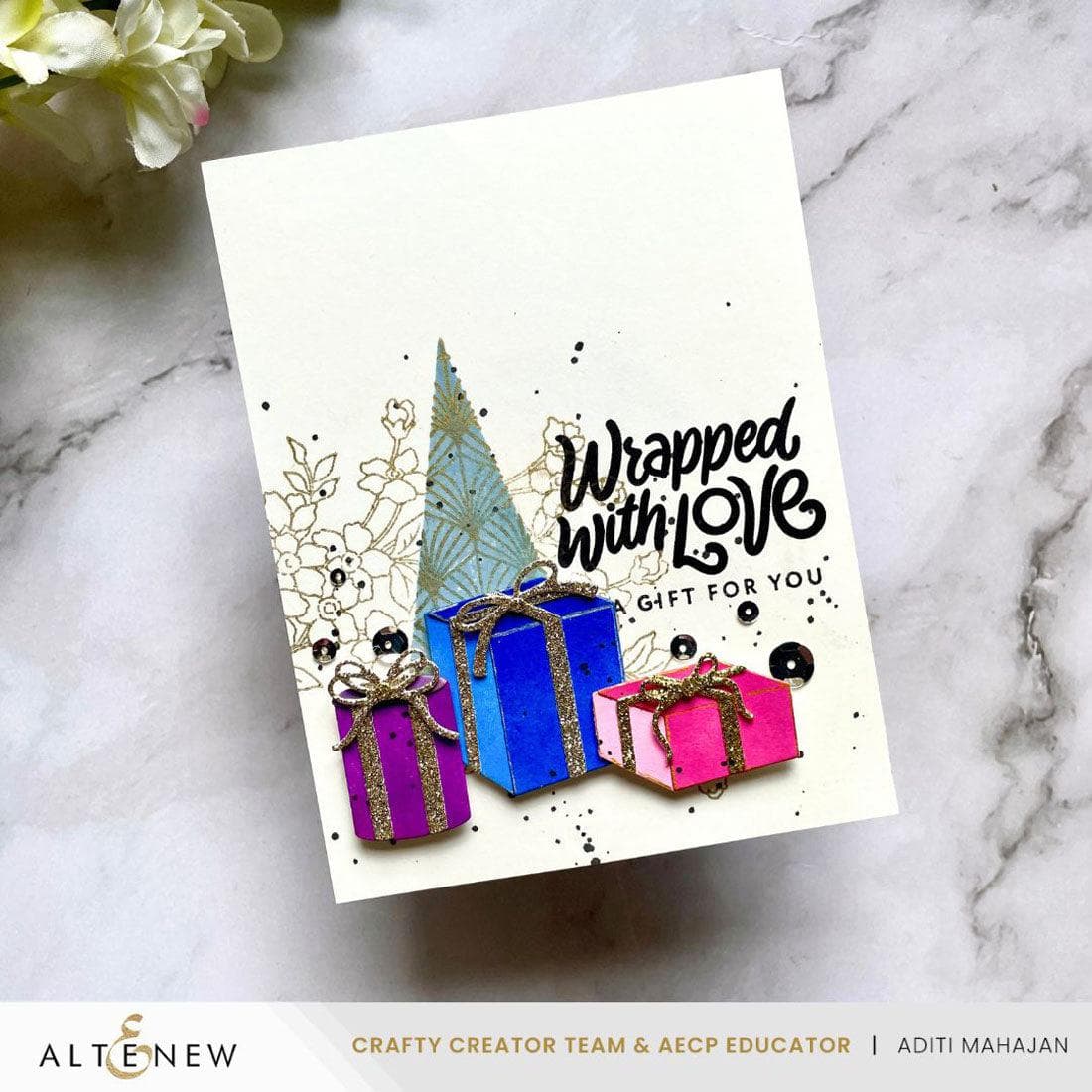 Altenew Mini Delight: Time to Celebrate Stamp & Die Set