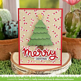 Lawn Fawn Candy Cane Background Stencils