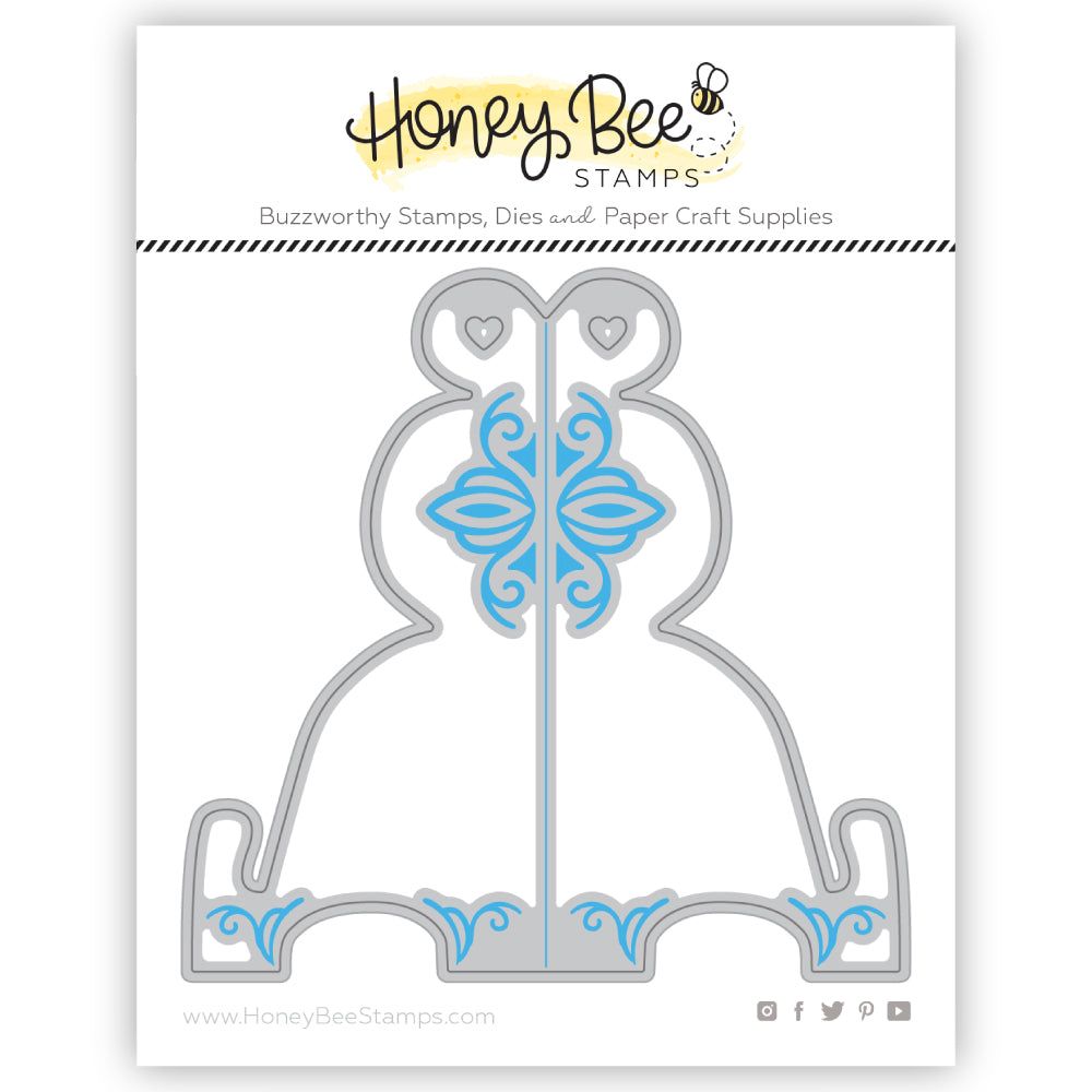 Honey Bee Ornate Card Stand - Honey Cuts