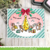 Lawn Fawn Cheesy Christmas Stamp, Die & Stencil Bundle