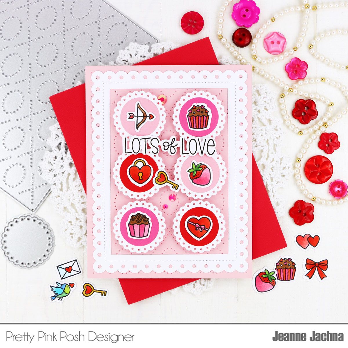 Pretty Pink Posh Valentine Icons Bundle