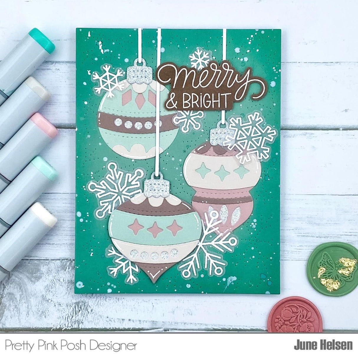 Pretty Pink Posh Build an Ornament Die Set