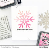 Pretty Pink Posh Stitched Snowflakes Die Set