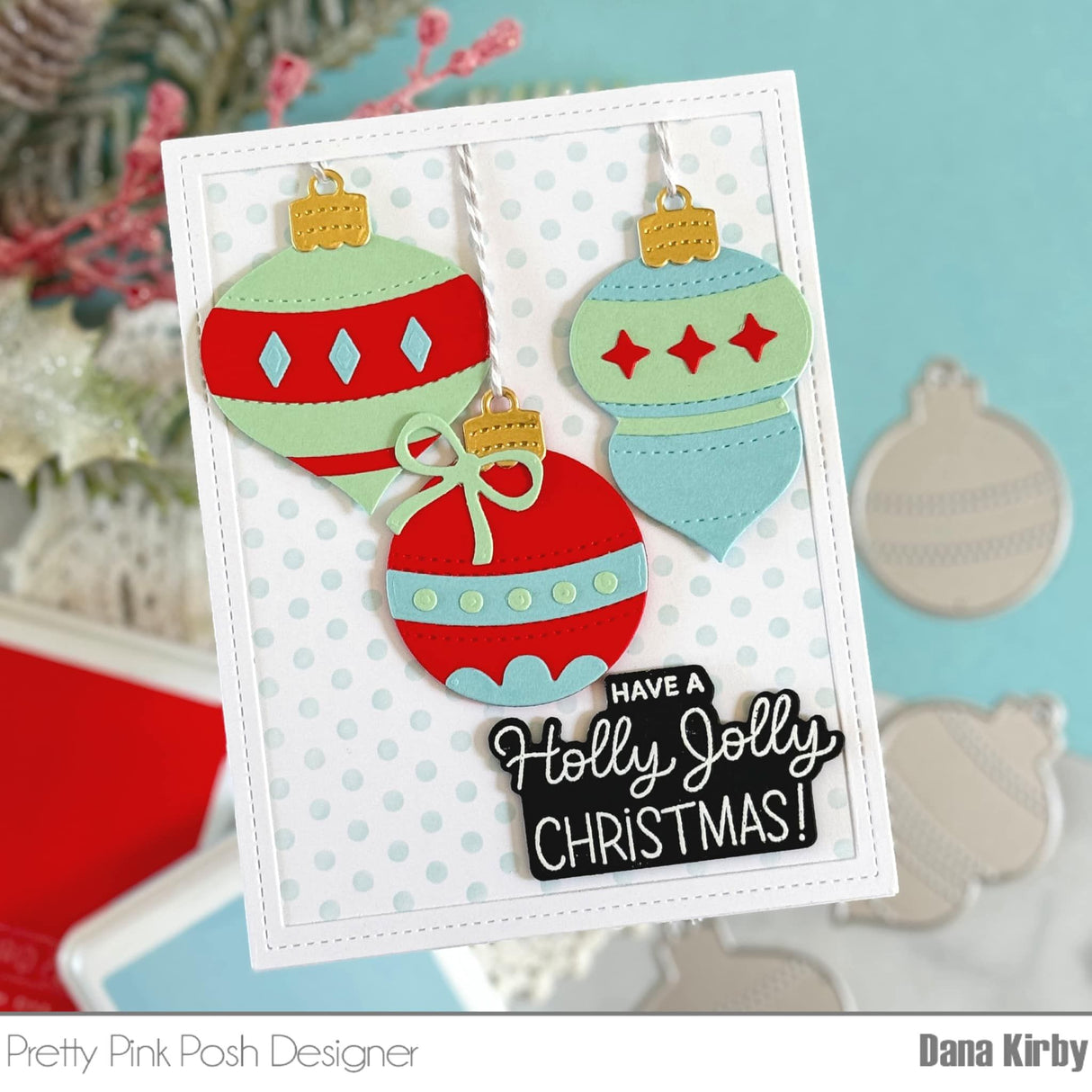 Pretty Pink Posh Winter Greetings Stamp & Die Bundle