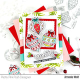 Pretty Pink Posh Holiday Ornaments Stamp & Die Bundle