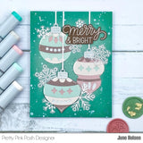 Pretty Pink Posh Winter Greetings Stamp & Die Bundle