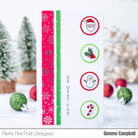 Pretty Pink Posh Holiday Icons Stamp & Die Set Bundle