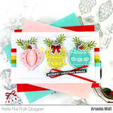 Pretty Pink Posh Holiday Ornaments Stamp & Die Bundle