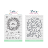 Pretty Pink Posh Pine Wreath Stamp & Die Bundle