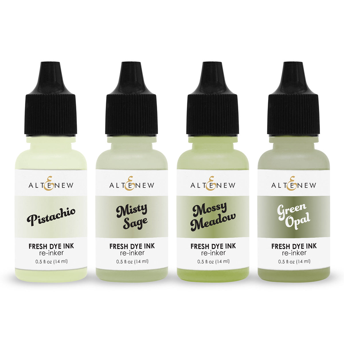 Altenew Jade Dreams Fresh Dye Ink Reinker Bundle