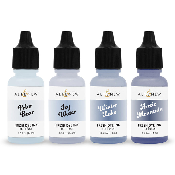 Altenew Northern Shore Fresh Dye Ink Reinker Bundle